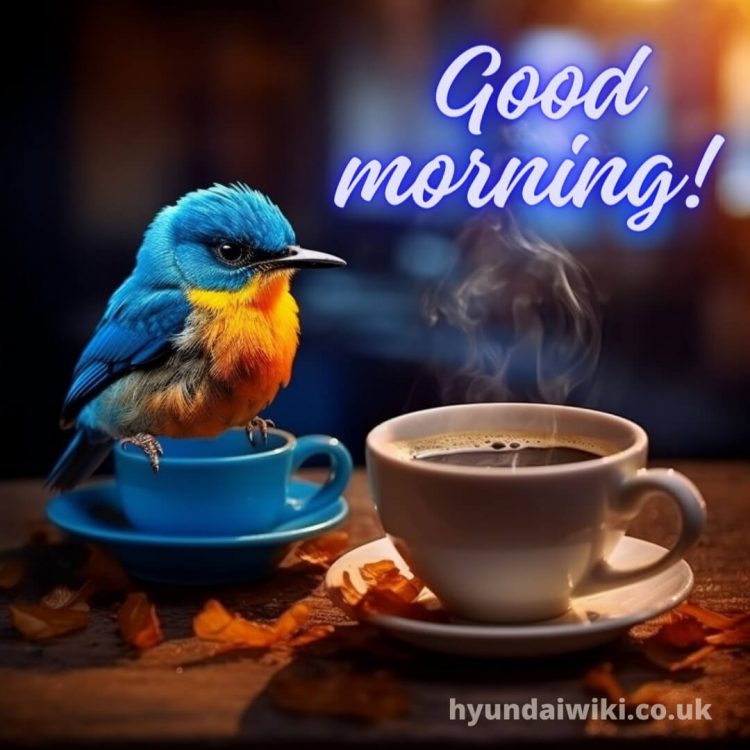 Good morning images coffee picture bird gratis