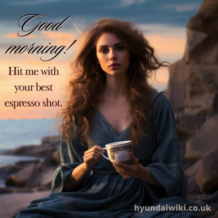 Good morning images with coffee picture girl gratis