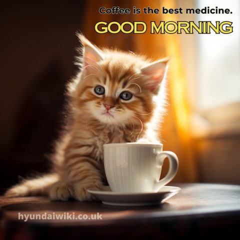 Good morning images with coffee picture kitty gratis