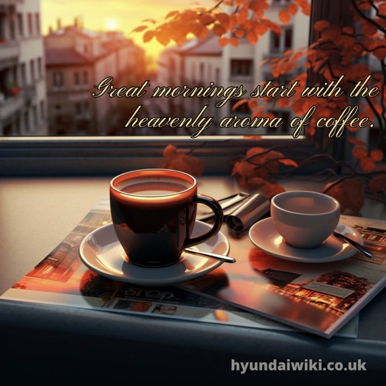 Morning coffee quotes picture leaves gratis
