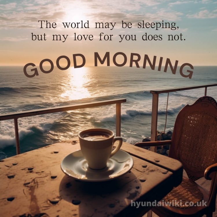 Romantic good morning coffee images picture sea gratis