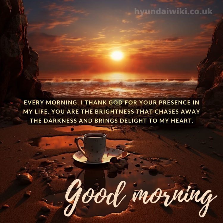Romantic good morning coffee images picture sunrise gratis