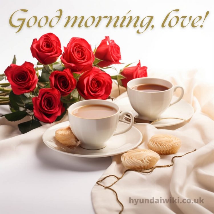 Romantic good morning images picture coffee gratis