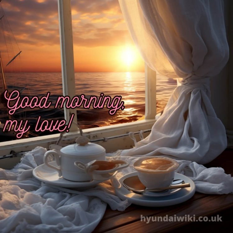 Romantic good morning images picture window gratis