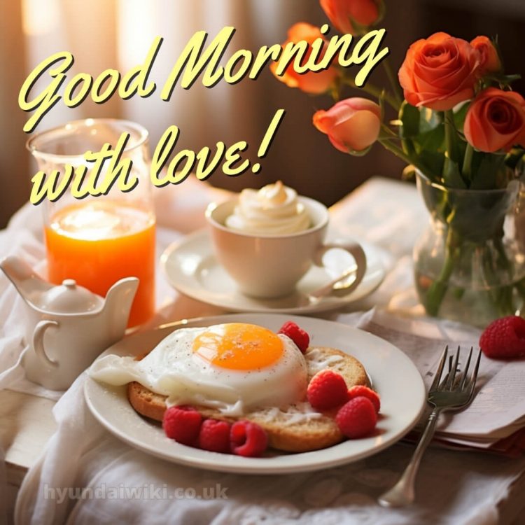 Good morning images romantic picture scrambled eggs gratis