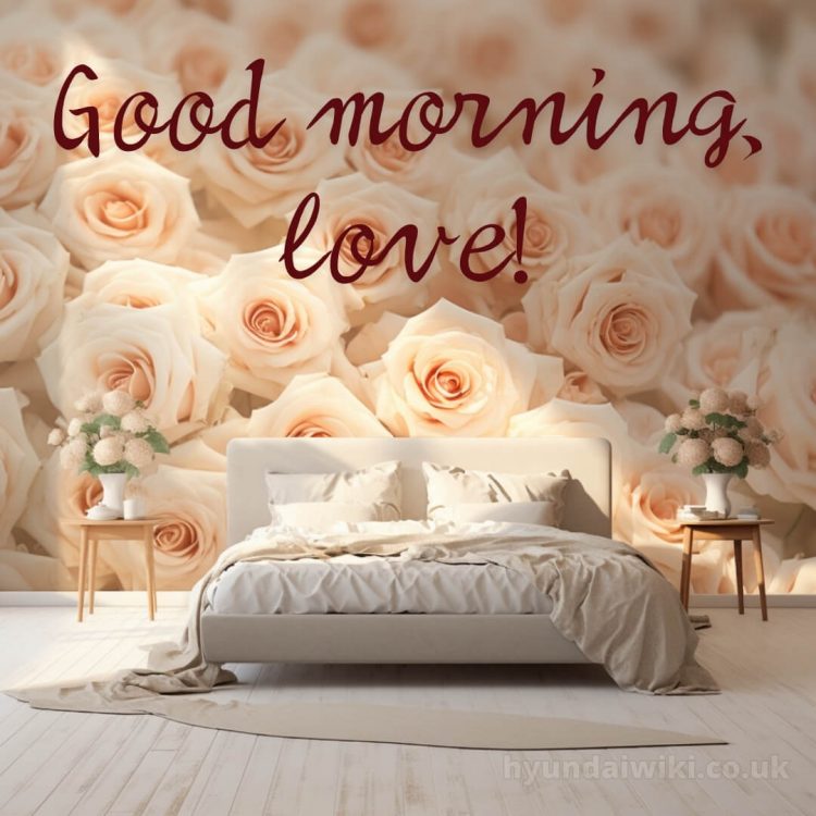 Good morning romantic rose picture bedroom gratis