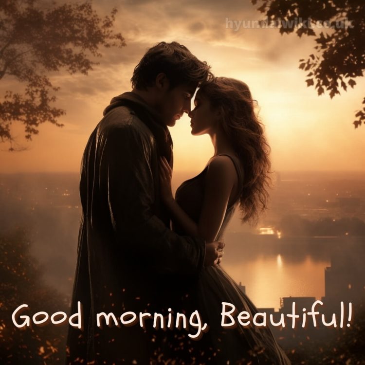 Hot and romantic good morning images picture river view gratis