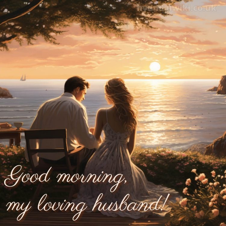 Love husband romantic good morning picture sea gratis