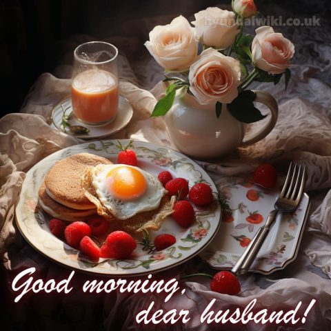 Love husband romantic good morning picture breakfast gratis