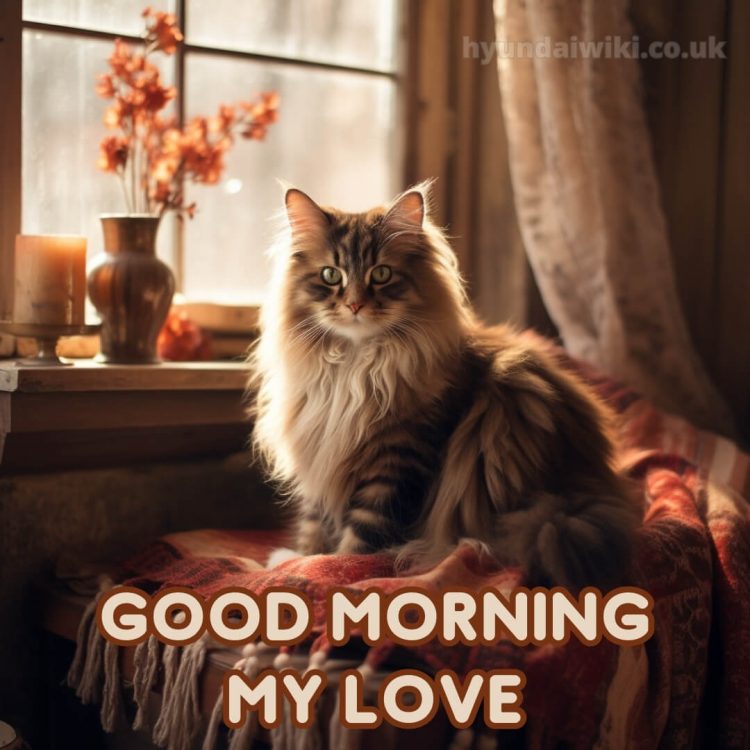 Love husband romantic good morning picture cat gratis