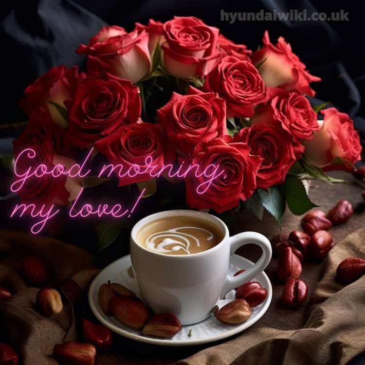 Love romantic good morning rose picture bouquet gratis
