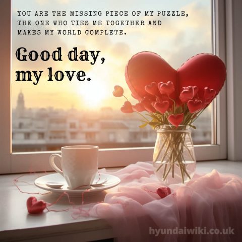Romantic good morning message picture window gratis