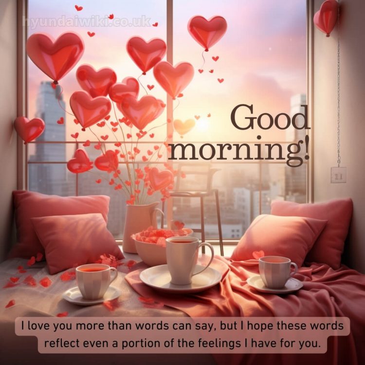 Romantic good morning message picture bed gratis