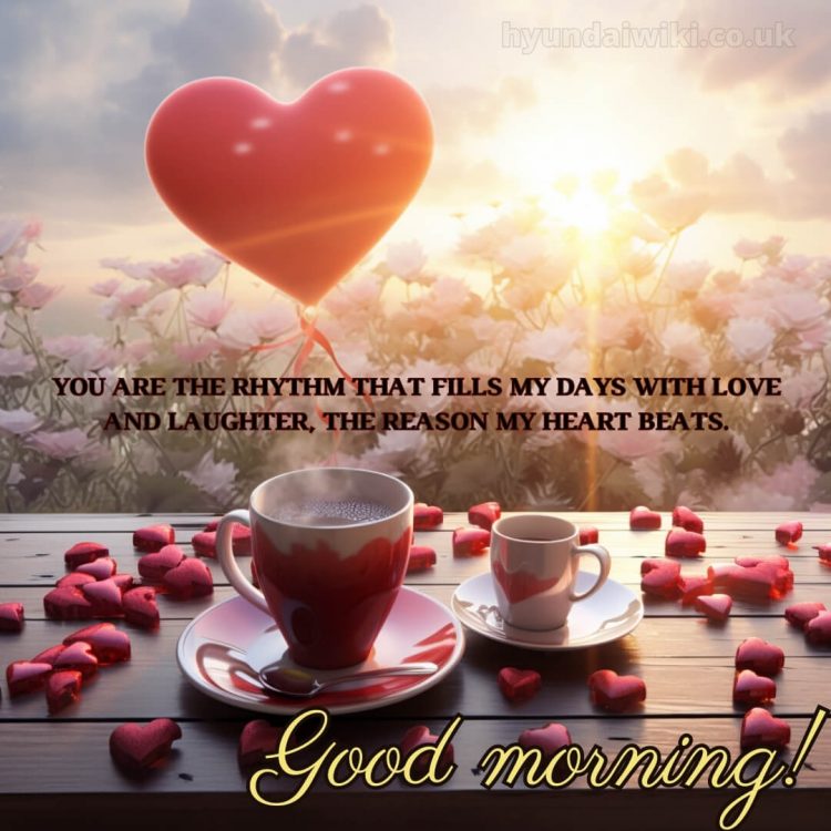 Romantic good morning message picture candy hearts gratis