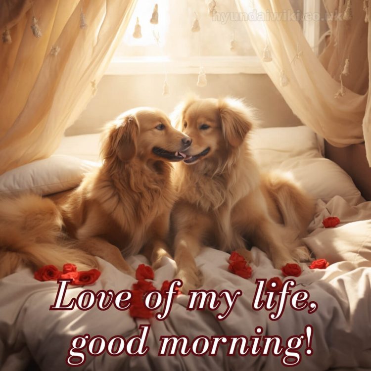 Romantic good morning message for her picture dogs gratis