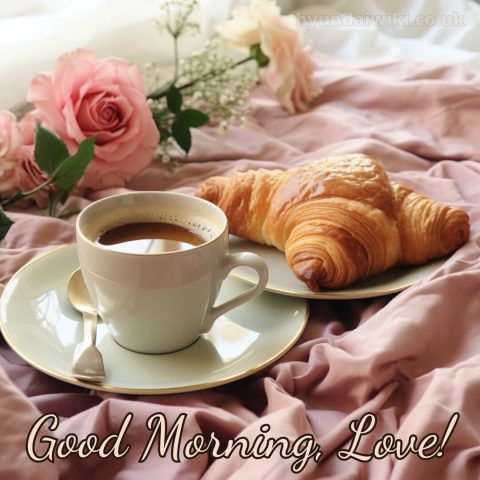 Romantic good morning message for her picture coffee gratis