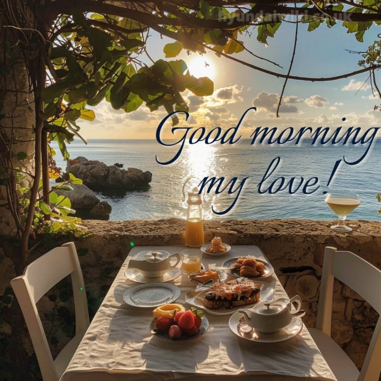 Romantic good morning messages picture breakfast gratis