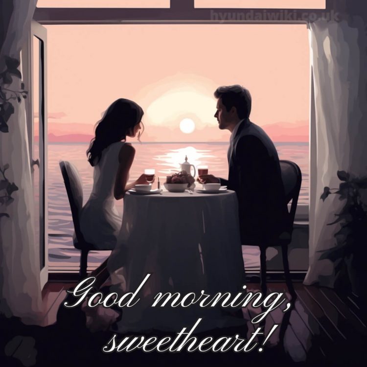 Romantic good morning sweetheart picture breakfast gratis