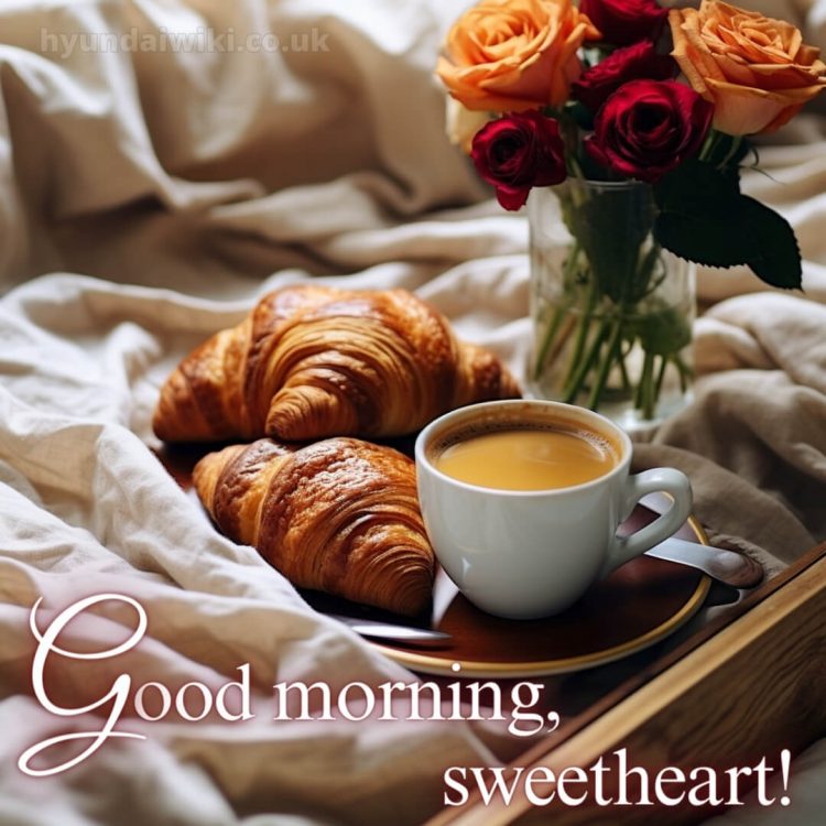 Romantic good morning sweetheart picture roses gratis
